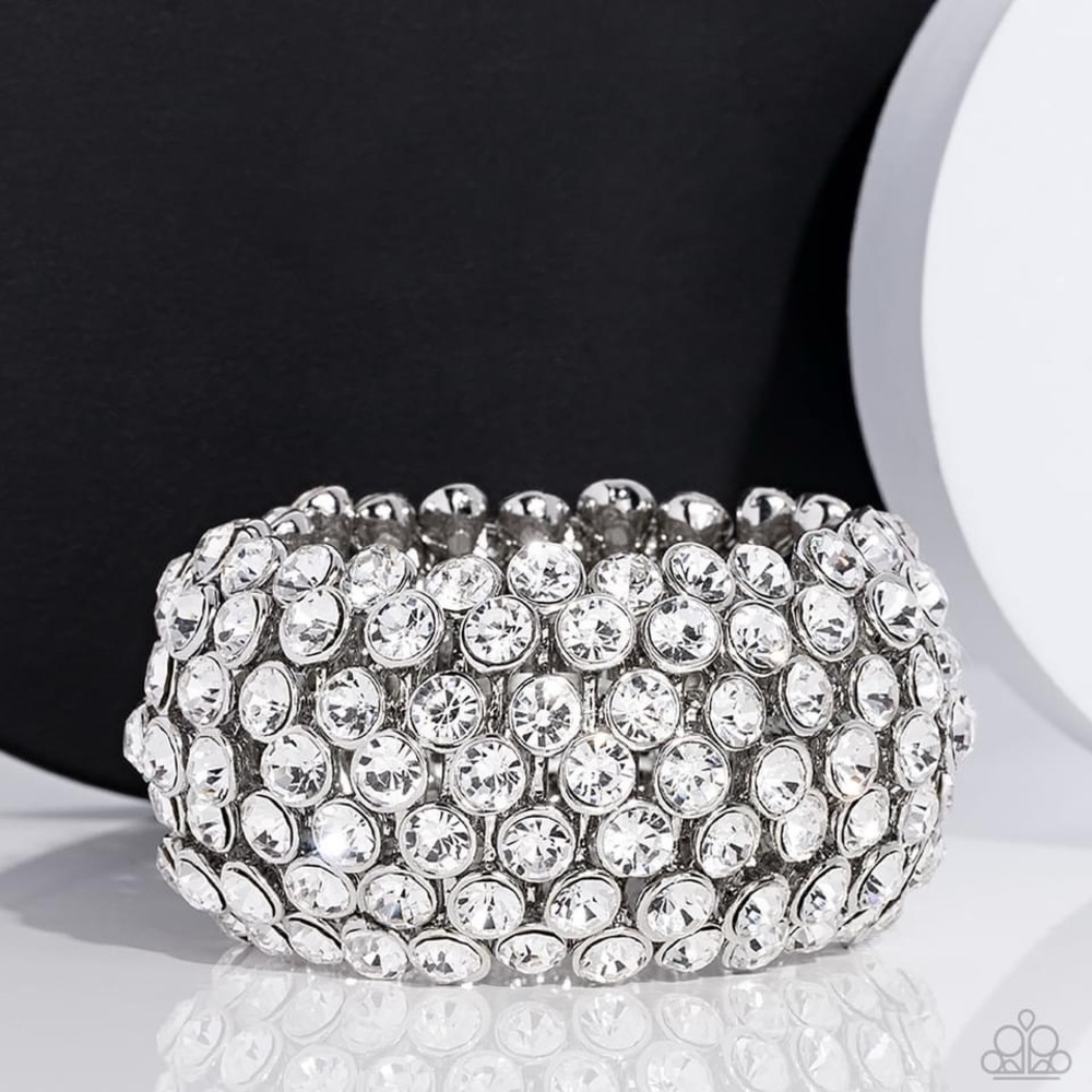 Silver Rhinestone Bracelet